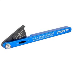 Bike Chain Checker Tool for All Bike Chains, Including Shimano, Sram, KMC, Campagnolo and More - Chain Wear Indicator for All Speed Chains and Ideal for Road, Mountain Bicycle Maintenance