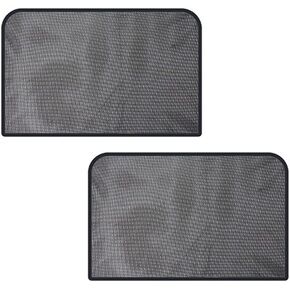 VAGURFO 2 Pack Car Side Window Sun Shade,Magnetic Side Window Sunshade, Universal Reversible Magnetic Curtain,Car Window Shade for Sun Protection Block Damage from Direct Bright Sunlight (2 Front)