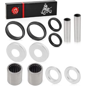 Swingarm Bearing Seal Bushing Collar Rebuild Kit Compatible with HONDA TRX400EX TRX400X 400EX 400X 1999-2014