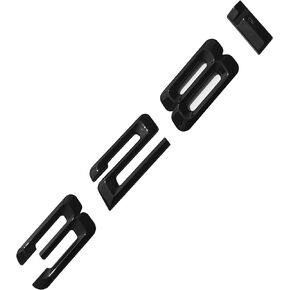 328i Emblem Gloss Black Genuine OEM Size Replacement for BMW Trunk Lid Rear Emblem Badge Nameplate Label Decal Number Letters(Bright Black, 328i)