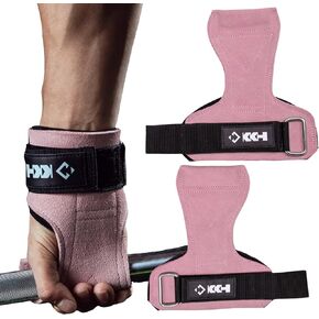 Wrist Straps for Weightlifting, Lifting Straps for Weightlifting, Heavy Duty Deadlift Straps Gloves for Weight Lifting Powerlifting with Adjustable Wrist Grips Fitness Pads
