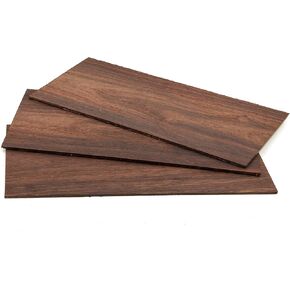 Guitar Head veneer, 3Pcs Rosewood Headplate for Guitar, Guitar Headplate Replacement 195x98mm