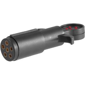 CURT 58650 6-Pin Round Trailer Wiring Towing Vehicle Socket Tester
