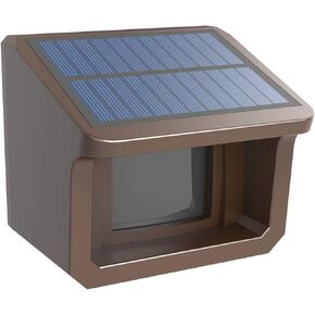 Driveway Sensor- Extra Solar Wireless Outdoor Weatherproof Motion Sensor/Detector for HTZSAFE Alarms-1/2 Mile Wireless Transmission Range-Up to 70FT Sensor Range 3 Adjustable Sensitivities