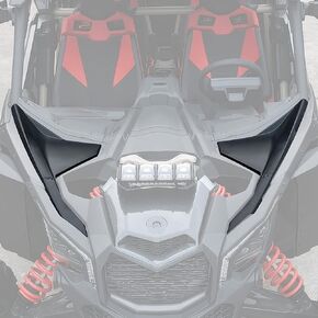 SAUTVS Front Fenders for Can-Am Maverick X3 MAX, Black Front Fenders Kit for Can Am Maverick X3 / X3 MAX 2017-2024 All Models Accessories (2PCS, 705012456, 705012457)