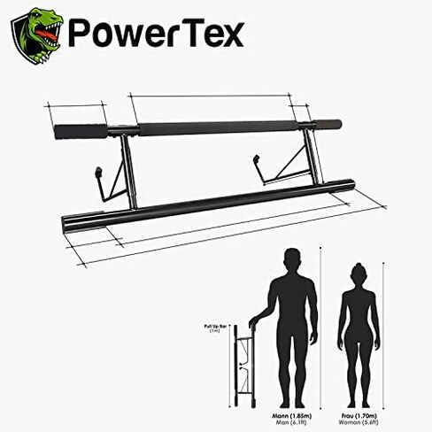 شريط سحب للمدخل - لا يوجد شريط للذقن فوق الباب وقبضة واسعة و5 أشرطة مقاومة مجانية للتمارين المنزلية واللياقة البدنية وصالة الألعاب الرياضية in Kuwait