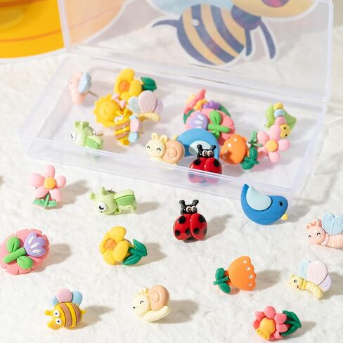 BeYumi 60Pcs Valentine's Day Conversation Heart Push Pins Valentine Sweet Love Thumbtacks Cute Creative Decorative Colorful Push Pin for Cork Board Bulletin Board Photo Wall Map Home Office Decoration in Kuwait