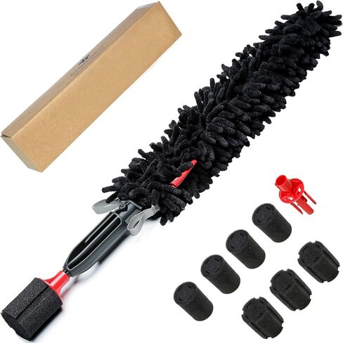 Wheel Cleaning Brush Car Detailing Kit - Rim Brush, Lug Nuts and Wheel Cleaner Brush Car Wash Kit -Tire Brushes for Cleaning Rims - Car Cleaning Supplies and Rim Cleaner Brush Set in Saudi Arabia