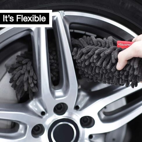 Wheel Cleaning Brush Car Detailing Kit - Rim Brush, Lug Nuts and Wheel Cleaner Brush Car Wash Kit -Tire Brushes for Cleaning Rims - Car Cleaning Supplies and Rim Cleaner Brush Set in Saudi Arabia