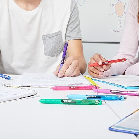 بيبر ميت، InkJoy Pens، أقلام جل، رأس رفيع (0.5 مم)، متنوع، 14 قلمًا in Saudi Arabia