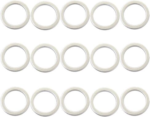 82521-15167A 20x Oil Pan Drain Plug Gaskets - Crush Washers - Compatible with Hyundai, Kia - Replaces OEM #: 21513-23001 in Saudi Arabia