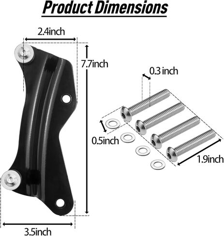 مجموعة أدوات إرساء مخصصة بأربع نقاط لملحقات Harley Touring 2009 2010 2012 2013 Street Glide، Electra Glide، Road King، Road Glide، مجموعة أجهزة كروم سريعة الإصدار in Kuwait