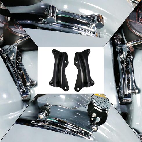 مجموعة أدوات إرساء مخصصة بأربع نقاط لملحقات Harley Touring 2009 2010 2012 2013 Street Glide، Electra Glide، Road King، Road Glide، مجموعة أجهزة كروم سريعة الإصدار in Kuwait