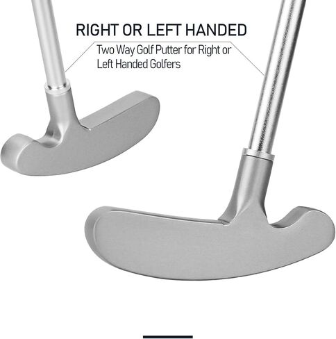 Two Way Golf Putter Removable Alloy Rod Golf Putter for Right or Left Handed Golfers 33 in for Adult Teenagers in Saudi Arabia