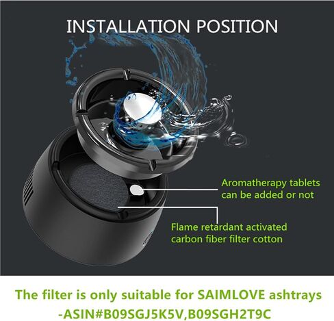 الفلتر مخصص فقط لموديلات J5 منافض السجائر (6 عبوات) in Kuwait