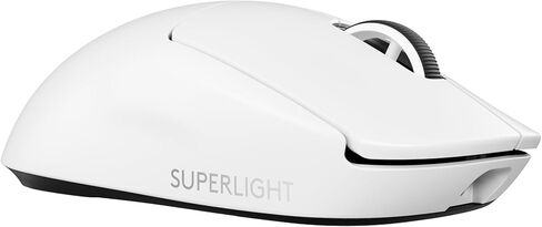 Logitech G PRO X SUPERLIGHT 2 LIGHTSPEED Wireless Gaming Mouse, 4K Polling, Lightweight, LIGHTFORCE Hybrid Switches, HERO 2 Sensor, 32,000 DPI, 5 Programmable Buttons, USB-C Charging, PC & Mac - Black in Saudi Arabia
