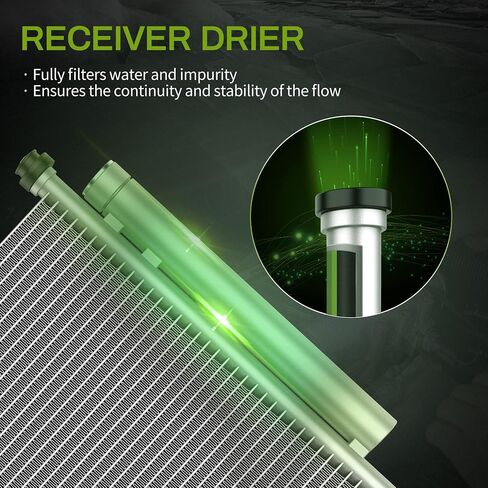 مكثف تكييف الهواء AUTOSAVER88 A/C متوافق مع 2014-2018 تشيفي سيلفرادو 1500 2500 جي إم سي سييرا 1500 2015-2020 سوبربان تاهو يوكون XL 15-20 كاديلاك إسكاليد 5.3 لتر 6.0 لتر 6.3 لتر in Saudi Arabia