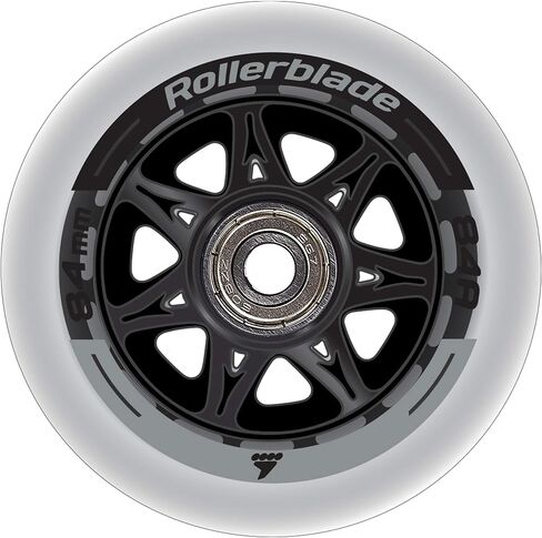 Rollerblade Wheelkit 84mm 84A, SG7 Bearings, 8 Pack in Saudi Arabia