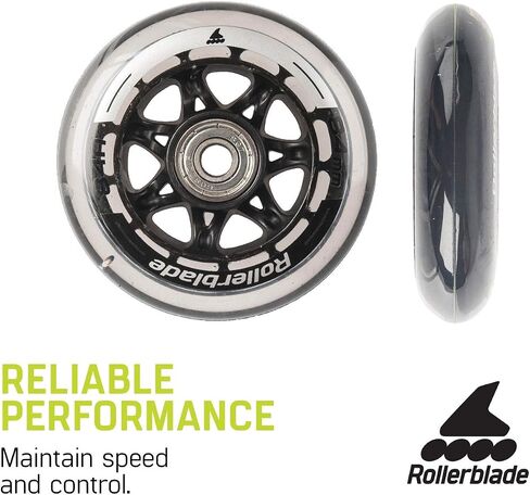 Rollerblade Wheelkit 84mm 84A, SG7 Bearings, 8 Pack in Saudi Arabia