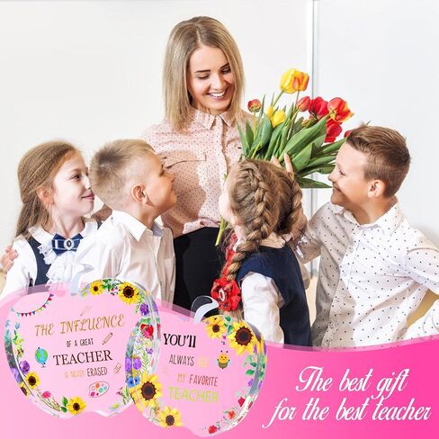 قطعتان من هدايا تقدير المعلم للنساء، هدايا شكر للمعلم، تذكار من الأكريليك وهدية ثقل الورق، هدايا نهاية العام للمعلم من الطلاب لهدايا تقاعد المعلم (زهرة الربيع) in Saudi Arabia