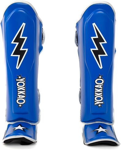 YOKKAO Muay Thai Designer Shin Guards: Superior Protection and Support for Muay Thai, Kickboxing, and MMA - Premium Quality and Stylish Design for All Skill Levels in Saudi Arabia