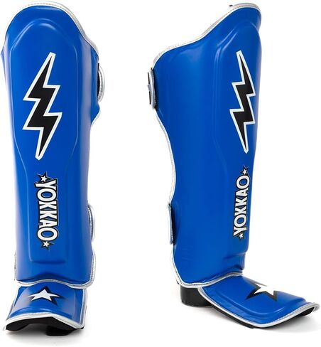 YOKKAO Muay Thai Designer Shin Guards: Superior Protection and Support for Muay Thai, Kickboxing, and MMA - Premium Quality and Stylish Design for All Skill Levels in Saudi Arabia