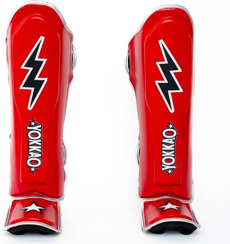 YOKKAO Muay Thai Designer Shin Guards: Superior Protection and Support for Muay Thai, Kickboxing, and MMA - Premium Quality and Stylish Design for All Skill Levels in Saudi Arabia