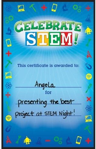 Celebrate STEM! Certificates - 24 certificates in Saudi Arabia