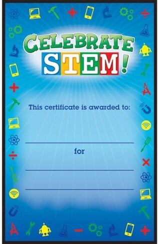 Celebrate STEM! Certificates - 24 certificates in Saudi Arabia