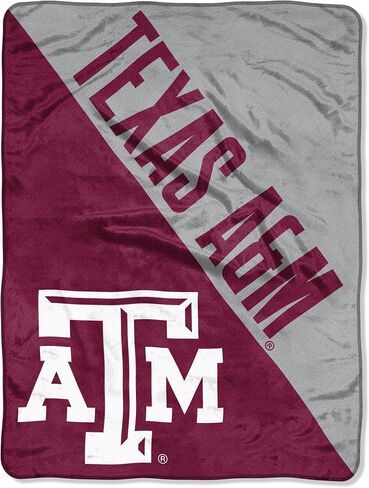 Officially Licensed NCAA "Halftone" Micro Raschel Throw Blanket, 46" x 60", Multi Color in Saudi Arabia