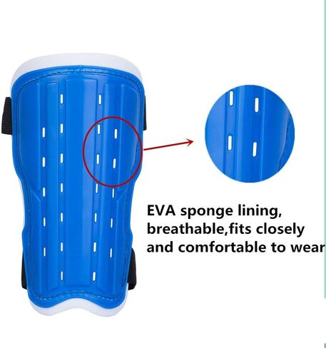 Soccer Shin Pad Over Knee Soccer Socks 2 Pairs Kids/Adults Leg Carf Protective Shin Pads Guard Board and Impact Resistant Size in M/L for Adults and Teenagers in Saudi Arabia