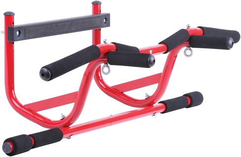 GOFIT GF-CL-DCUS شريط الذقن لأعلى وسحب لإطارات الأبواب، أحمر in Kuwait