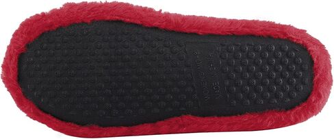 FOCO Womens NCAA College Team Color Heel Strap Wordmark Fuzzy Slide Slippers in Kuwait