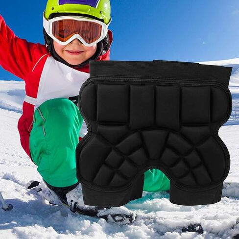 Tbest Butt Guard，Children Kids Butt Hip Protection Shorts Pants Pad for Ski Skate Snowboard Roller Skating Anti‑Drop Skating Hip Protection Cushion Sports Guard Children's Sports Equipment in Saudi Arabia