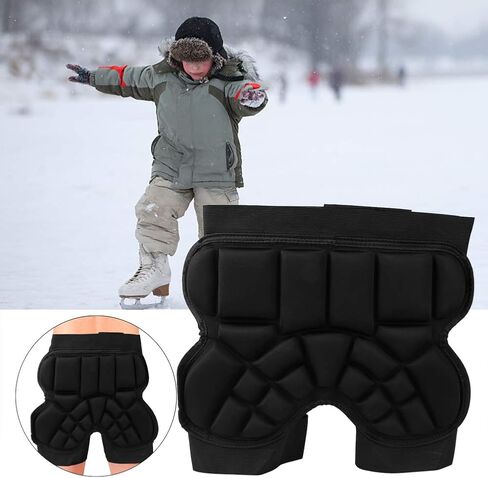 Tbest Butt Guard，Children Kids Butt Hip Protection Shorts Pants Pad for Ski Skate Snowboard Roller Skating Anti‑Drop Skating Hip Protection Cushion Sports Guard Children's Sports Equipment in Saudi Arabia