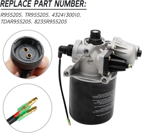 R955205 Air Dryer 12V Replacement for Meritor Wabc System Saver 1200 Series Replacement for Peterbilt Replace# 4324130010 TR955205 in Saudi Arabia