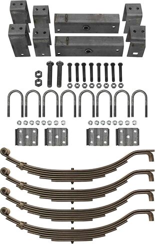 LIBRA 8000# 8K Tandem Trailer Axle Suspension Kit Leaf Spring/U-Bolt/Hanger Kit in Saudi Arabia