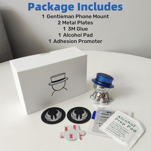 حامل هاتف مغناطيسي لطيف للسيارة، مغناطيس قوي، حامل هاتف مغناطيسي للسيارة [طبقتين] [دوران 360 درجة] حامل سيارة عالمي يناسب جميع الهواتف المحمولة ([A] أحمر) in Kuwait