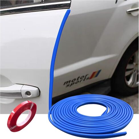 Ziciner Car Door Edge Guards, 16Ft (5M) Auto Edge Trim Rubber Seal Protector with U Shape, Automotive Anti-Collision Door Entry Trim Molding Protection, Universal Fit for Most Car (Black) in Saudi Arabia