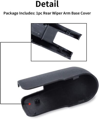 OTUAYAUTO 76721SCVA01 Rear Wiper Arm Cap Cover - Replacement for Honda CR-V 2007-2011, Element 2003-2011, Odyssey 2011-2015 - Rear Hatch Window Wiper Arm Cover in Saudi Arabia