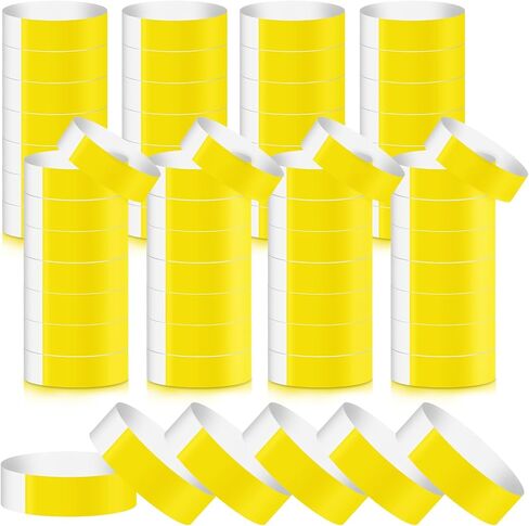 800 Pcs Colored Wristbands for Events Wrist Bands Paper Bracelets Wristbands Waterproof Arm Bands for Events Custom Adhesive Wristbands for Party(Green) in Kuwait