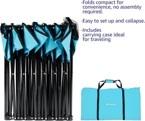 Trademark Innovations Portable 6-Seater Folding Team Sports Sideline Bench in Kuwait