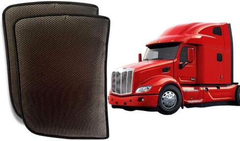 مظلة شمسية للنوافذ الجانبية لنصف شاحنة Peterbilt 579 نصف شاحنة لملحقات الشاحنات شبه RV حماية داخلية من الأشعة فوق البنفسجية in Kuwait