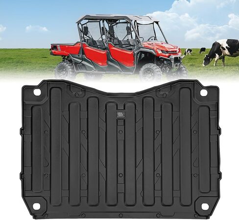 بطانة سرير KEMIMOTO UTV متوافقة مع Pioneer 1000 1000-6 2016-2024، سجادة سرير شحن خلفية مطاطية TPE مع تصميم نسيج غير قابل للانزلاق، حماية من جميع الأحوال الجوية، ملحقات ملائمة بدقة (ليس لـ 1000-5) in Kuwait