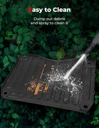 بطانة سرير KEMIMOTO UTV متوافقة مع Pioneer 1000 1000-6 2016-2024، سجادة سرير شحن خلفية مطاطية TPE مع تصميم نسيج غير قابل للانزلاق، حماية من جميع الأحوال الجوية، ملحقات ملائمة بدقة (ليس لـ 1000-5) in Kuwait