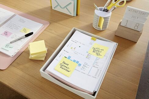 ملاحظات لاصقة، 3 × 3 بوصة، 12 وسادة، أصفر كناري، قابلة للإزالة النظيفة، قابلة لإعادة التدوير in Saudi Arabia
