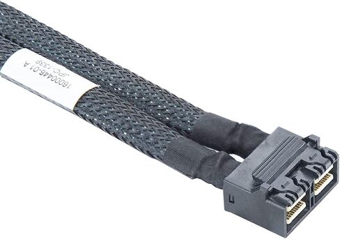 كابل MiniSAS HD SFF-8643 إلى SFF-8643 8i، SAS 3.0، 100 أوم، 1 متر (3.3 قدم) in Saudi Arabia