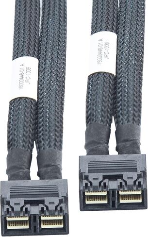 كابل MiniSAS HD SFF-8643 إلى SFF-8643 8i، SAS 3.0، 100 أوم، 1 متر (3.3 قدم) in Saudi Arabia