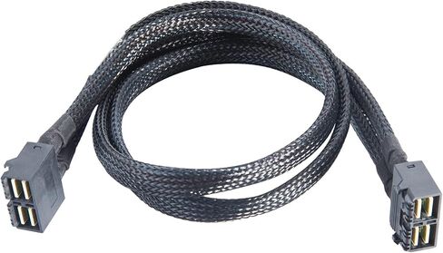 كابل MiniSAS HD SFF-8643 إلى SFF-8643 8i، SAS 3.0، 100 أوم، 1 متر (3.3 قدم) in Saudi Arabia