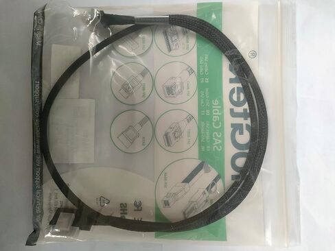 كابل MiniSAS HD SFF-8643 إلى SFF-8643 8i، SAS 3.0، 100 أوم، 1 متر (3.3 قدم) in Saudi Arabia